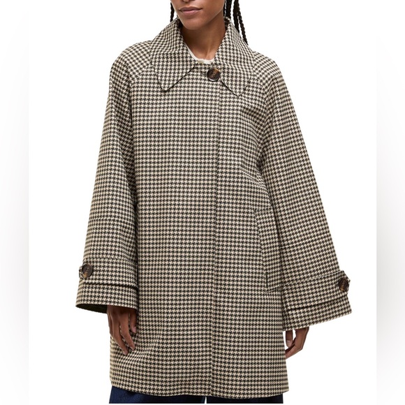 Barbour Kennedy Check Showerproof Jacket in Sage Hound Size 8 - Picture 6 of 12